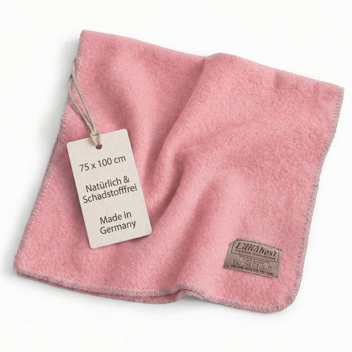 Babydecke Bio-Merinowolle 75x100cm | 100% deutsche Premium Schurwolle | atmungsaktiv