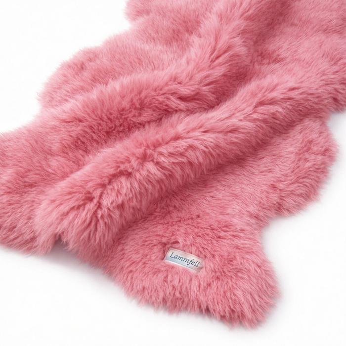 Lammfell rosa 90-100cm LANABEST Premium | medizinische Gerbung | chromfrei, aluminiumfrei