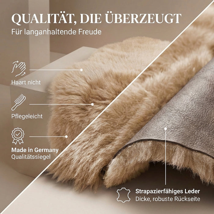 Lammfell beige LANABEST Premium | medizinische Gerbung