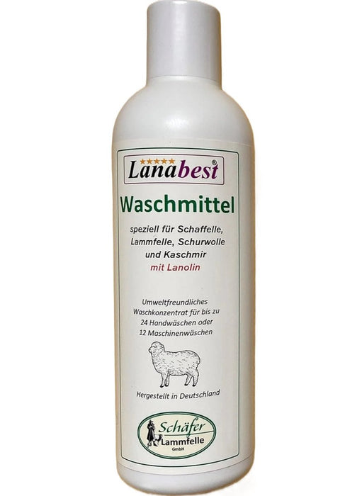 Fellwaschmittel Premium 250ml | mit LANOLIN | antibakteriell & wohlriechend - Lanamed.de