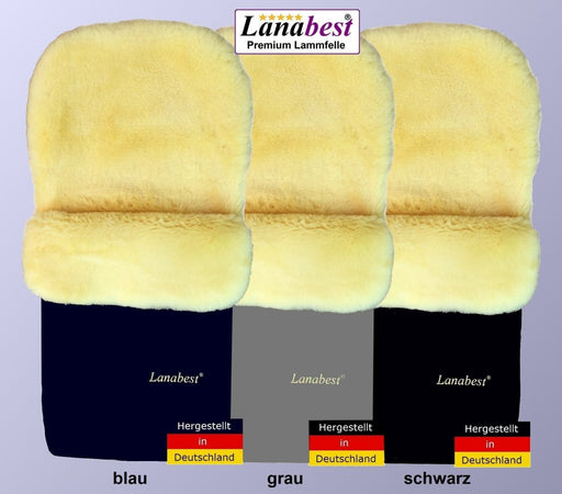 Lammfell Merino Premium Fußsack | Öko - Tex | für Kinderwagen | waschbar | 90x40cm - Lanamed.de