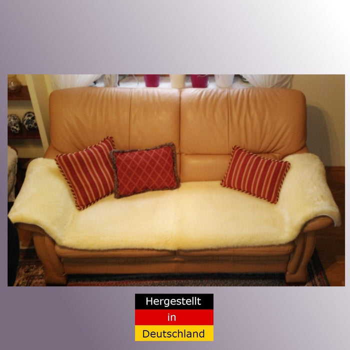 Lammfell Premium Sofa - Auflage | Öko - Tex Merino | medizinisch gegerbt - Lanamed.de